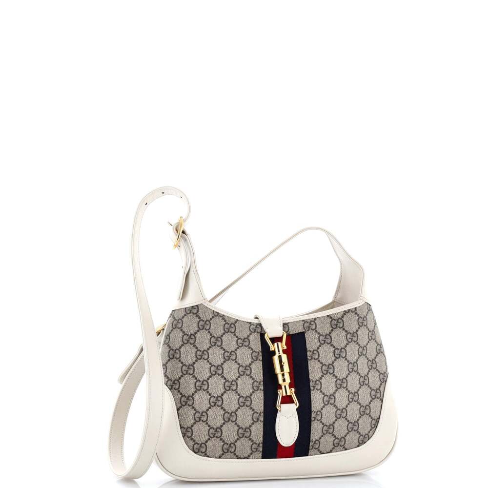 Gucci Jackie Hobo Gg Coated Canvas #237923G17B - Picture 2 of 7
